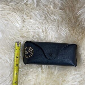 Ray-Ban Black sunglasses Case Textured Leather
